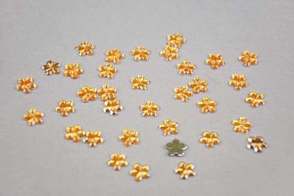 10 x Resin-Blume 10 mm, orange