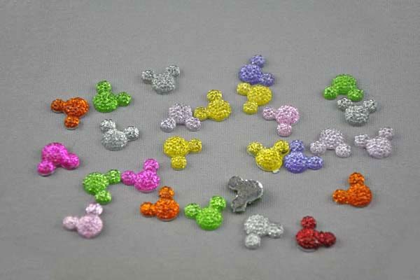 5 x Resin-Maus 15 x 13 mm, vers. Farben