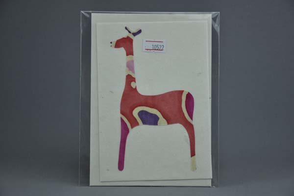 Geschenkekarte Motiv - Giraffe
