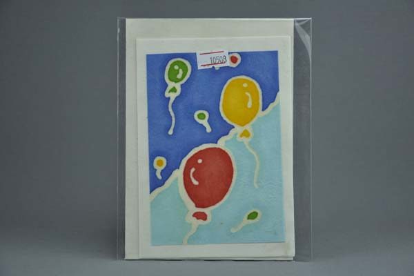 Geschenkekarte Motiv - Luftballone