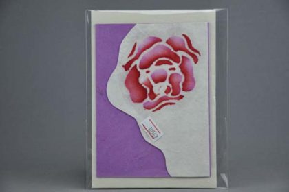 Geschenkekarte Motiv - Rosenblüte
