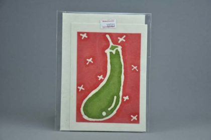 Geschenkekarte Motiv - Zucchini