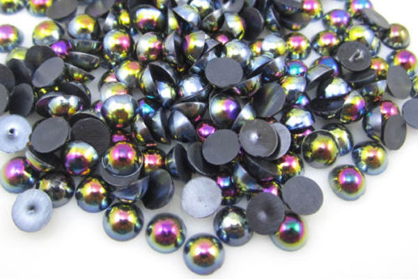 100 Stück Halb-Perlen 6 mm, colors