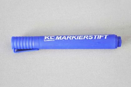 Permanent Marker - Markierstift mit feiner Spitze, blau