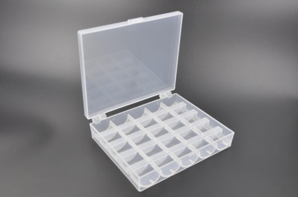 Plastikbox klar, 12 x 10 x 2.5 cm