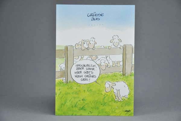 Postkarte Motiv - Grüsse aus...