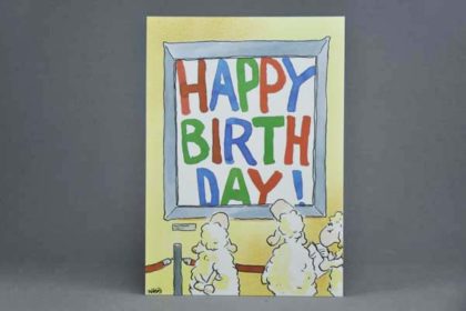 Postkarte Motiv - Happy Birthday