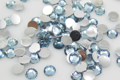 800 Stück Rhinestone 4mm, kristallblau