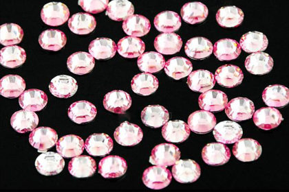 100 Stück Rhinestones 2 mm, pink