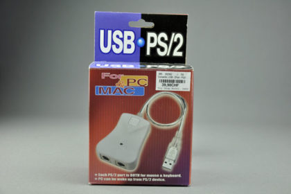 USB 2 Port PS/2 Konverter für Maus und Tastatur
