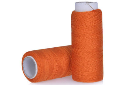 200m Polyester Faden zum Basteln, Nähen uvm., orange