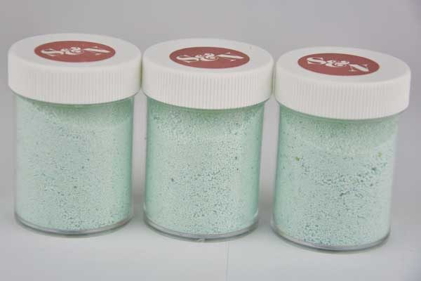 3er-Dose Deko-Sand 180 g, türkis