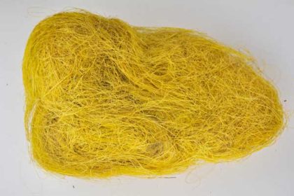 Sisal-Wolle 150 g, gelb