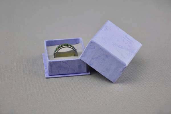 Ring-Geschenkbox 45 x 45 x 30 mm, blau