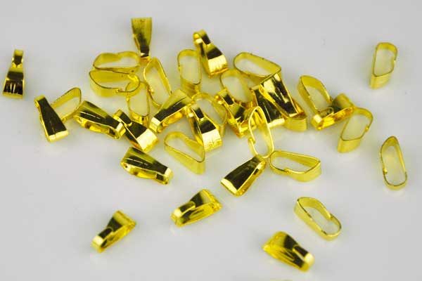 5 Stück Kettenverbinder 6 mm, gold