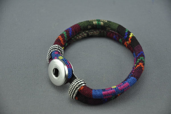 Armband für Charm Button, bunt