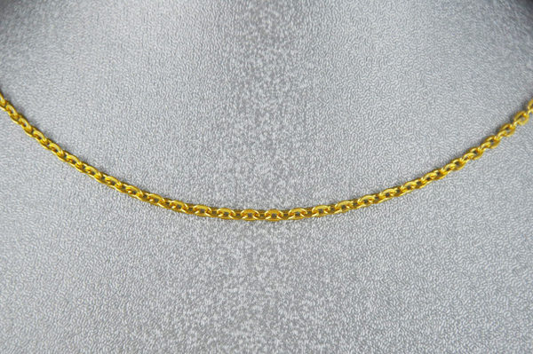 Gliederkette gold, 3 x 2.5 mm, Länge 50 cm