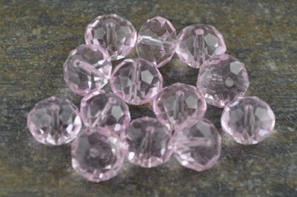 Swarovski Kristall 10 x 8 mm, rosa