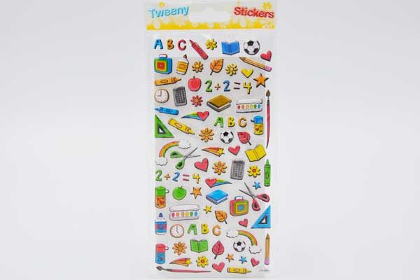 90 x Stickers Tweeny 3D "Basteln & Zahlen"