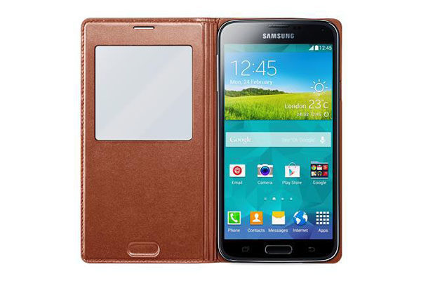 Samsung GALAXY S5 S View Cover, rose gold
