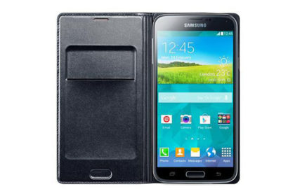 Samsung GALAXY S5 Flip Wallet, schwarz