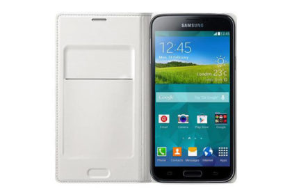 Samsung GALAXY S5 Flip Wallet, weiss