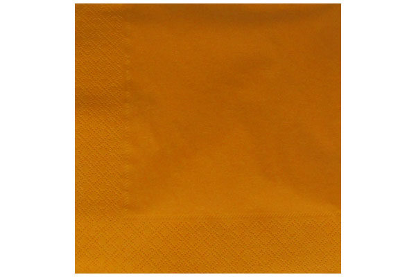 Serviette 3-lagig 33 x 33 cm, orange