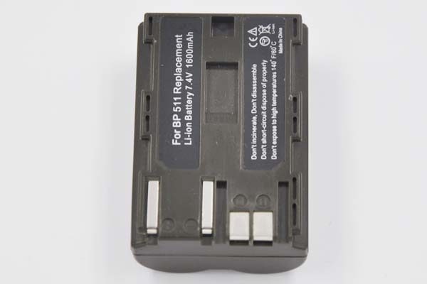 Foto-Akku für BP-511 Replacement Li-ION-Batterie 7.4V, 1600mAh