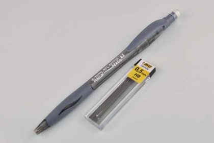 BiC Atlantis Pencil - Minen-Bleistift mit Radierer und 12 Minen zusätzlich