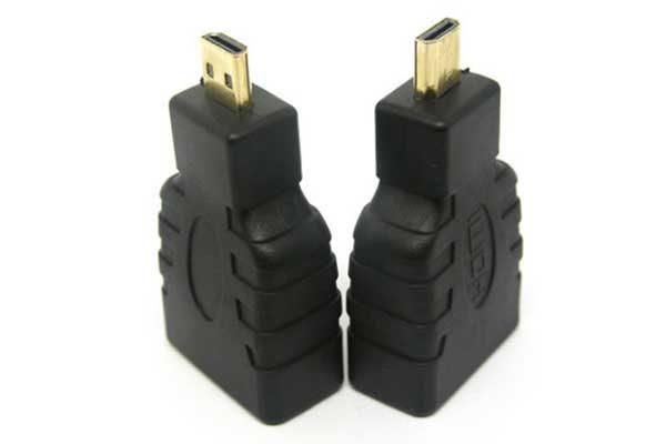 HDMI-Adatper Typ D zu Typ A, schwarz