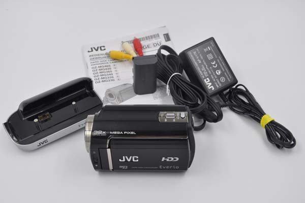 JVC Hard-Disk-Camcorder Everio 30GB, GZ-MG435BE, schwarz