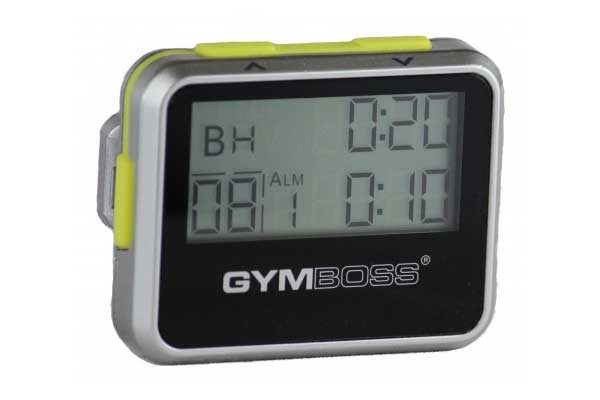 Gymboss Intervallzeitgeber, silber-gelb