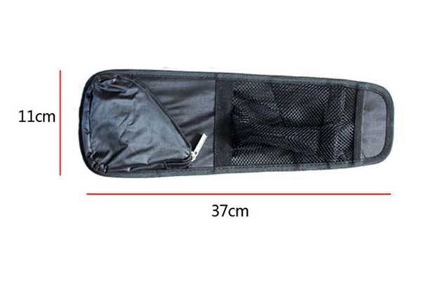 Fahrzeug-Organizer für den Auto-Sitz 37 x 11cm, schwarz