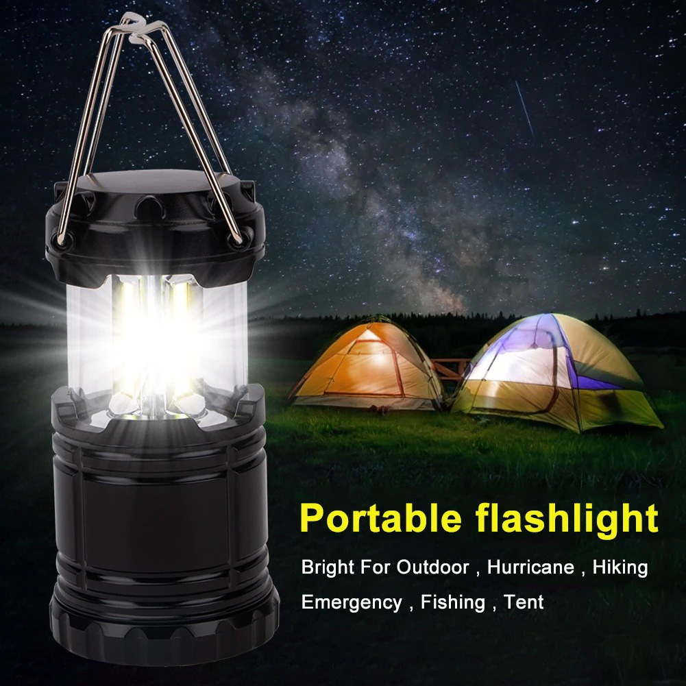 Einstellbare LED Flutlicht Stativ Camping Laterne Hause Im Freien Zelt  Lampe Wandern Camping Lanters Folding Lampe Wasserdicht